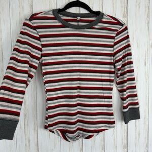 Free People Multicolor Striped Knit Top Small